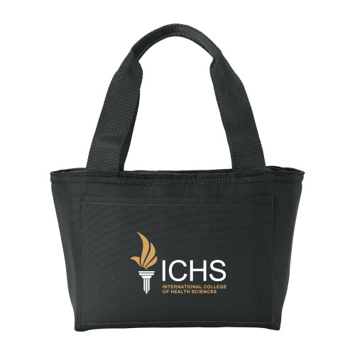  Insulated Black Lunch Tote - Primary Logo