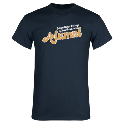  Navy T Shirt - Alumni Vintage Script