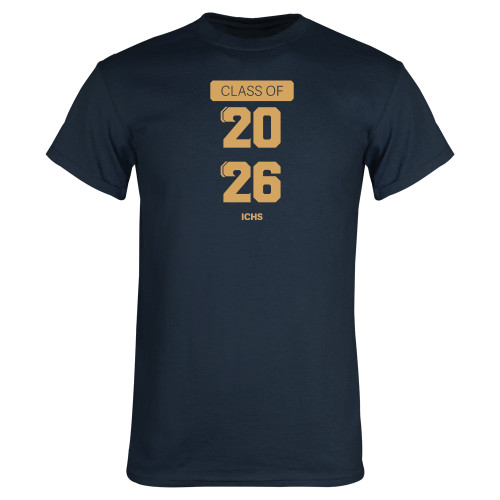  Navy T Shirt - ICHS - CLASS OF 2026