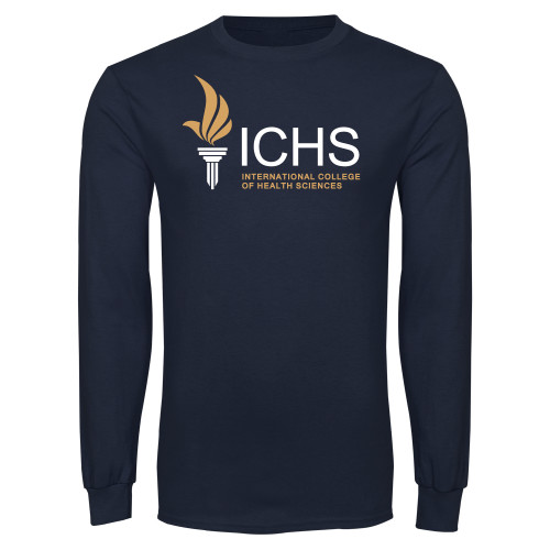  Navy Long Sleeve T-Shirt - Primary Logo