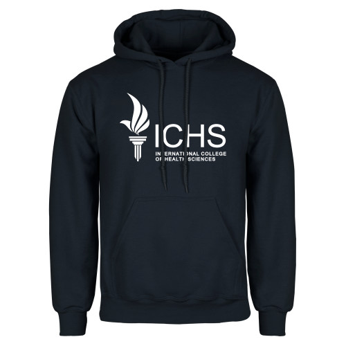  Navy Fleece Hoodie - Primary Logo One Color