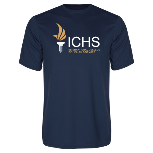  Navy Performance Tee - Primary Logo