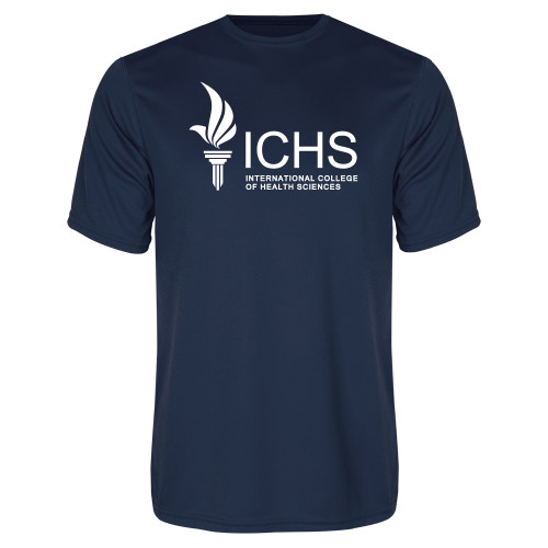  Navy Performance Tee - Primary Logo One Color