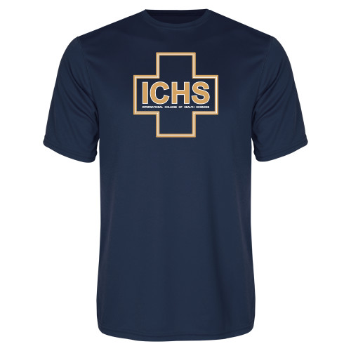  Navy Performance Tee - ICHS in Medical Cross