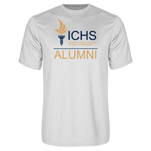  White Performance Tee - Alumni