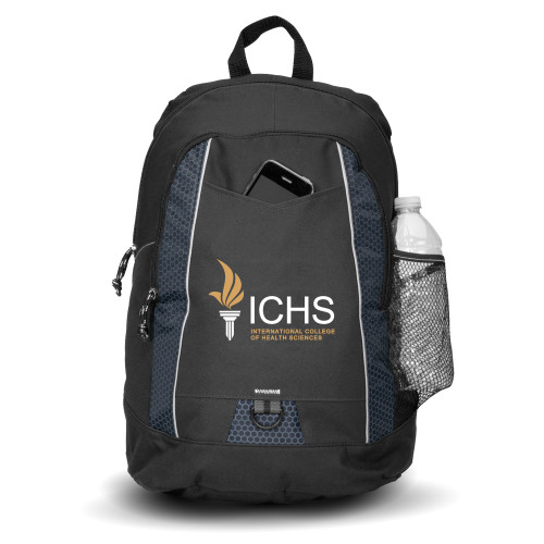  Black Impulse Backpack - Primary Logo