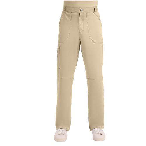  Mens Khaki Revolution Scrub Pants BLANK - Blank Logo