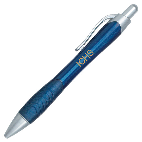  Metallic Mykonos Navy Pen - ICHS Flat Wordmark