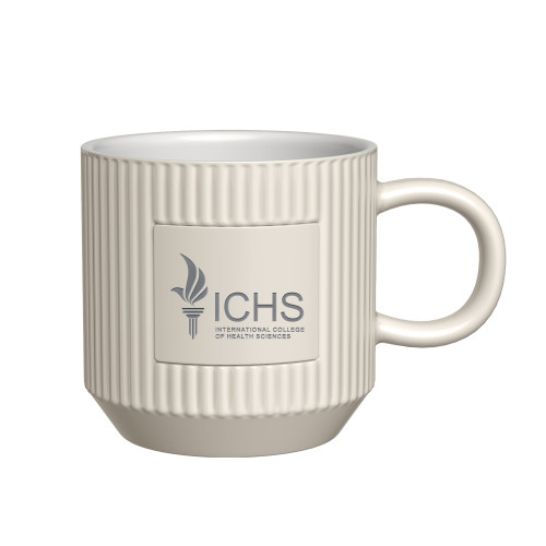  First Light Ivory Ceramic Mug - Primary Logo Engraved