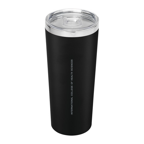  Thor Vacuum Insulated Black Tumbler 22oz - School Name Flat Wordmark Engraved