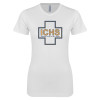 Thumbnail image for  Next Level Womens White Boyfriend Tee