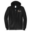 Thumbnail image for  Extended Black Fleece Full Zip Hoodie