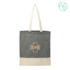 Thumbnail image for  Split Recycled Black Cotton Twill Convention Tote