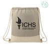 Thumbnail image for  Split Recycled Cotton Grey/Natural Drawstring Bag