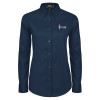 Thumbnail image for  Womens Navy Twill Button Down Long Sleeve 