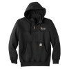 Thumbnail image for  Carhartt Black Rain Defender Paxton Hooded Zip Sweatshirt