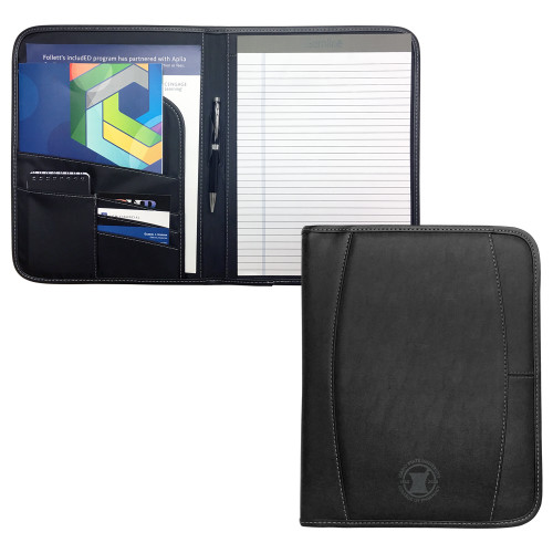  Deluxe Black Writing Pad - Pharmacy Seal Engraved