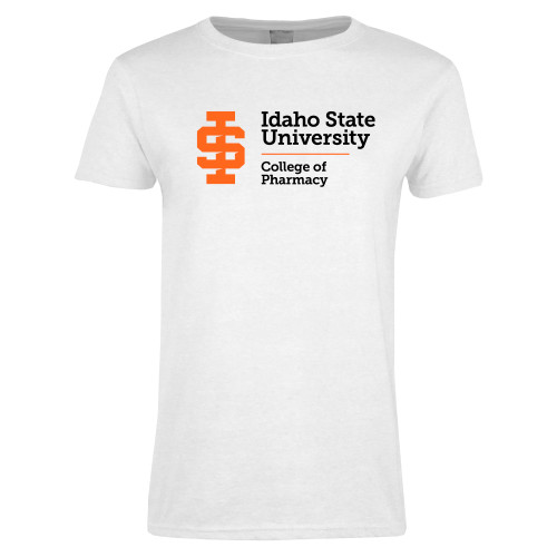  Womens White Short Sleeve Tee - College of Pharmacy