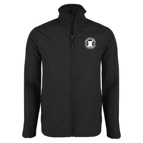  Black Softshell Jacket - Pharmacy Seal