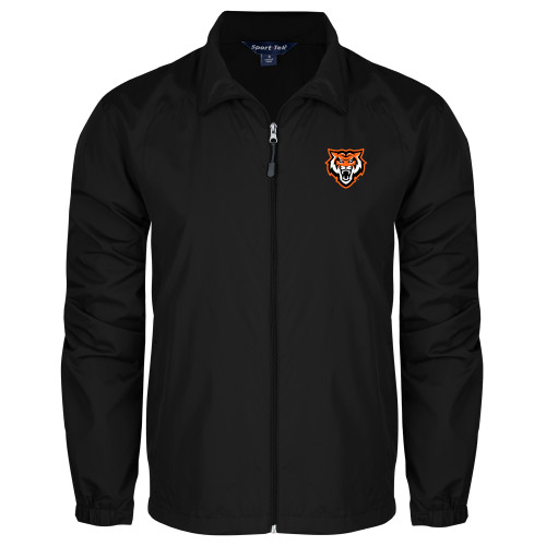  Black Full Zip Wind Jacket - Primary Athletics Mark