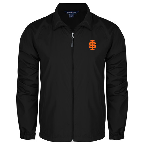  Black Full Zip Wind Jacket - Interlocking IS