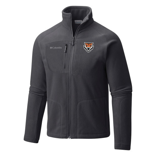  Columbia Charcoal Full Zip Fleece Jacket - Primary Athletics Mark