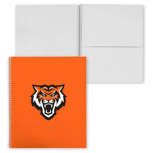  College Spiral Notebook w/Clear Coil - Primary Athletics Mark