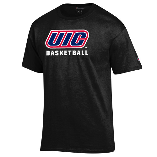  Champion Black T Shirt - UIC Basketball