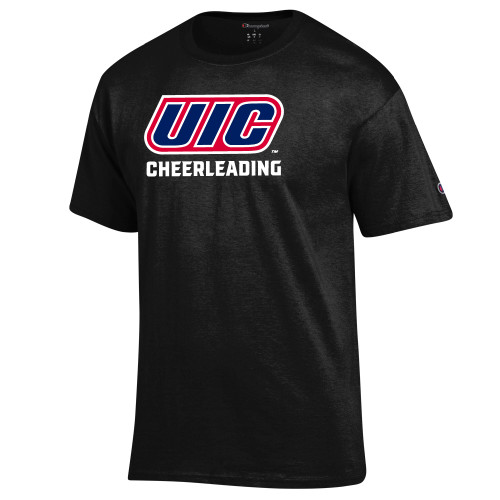  Champion Black T Shirt - UIC Spirit