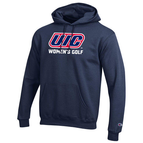  Champion Navy Fleece Hoodie - UIC WOMENS GOLF