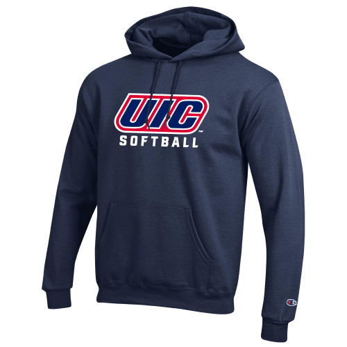  Champion Navy Fleece Hoodie - UIC Softball