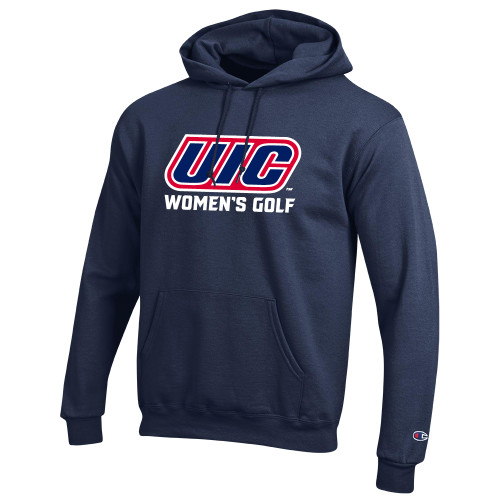  Champion Navy Fleece Hoodie - UIC Golf