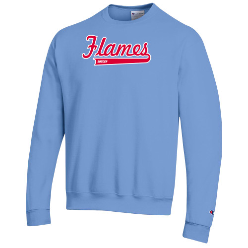  Champion Light Blue Fleece Crew - Soccer