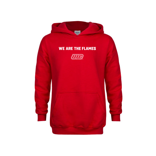  Youth Red Fleece Hoodie - We Are The Flames
