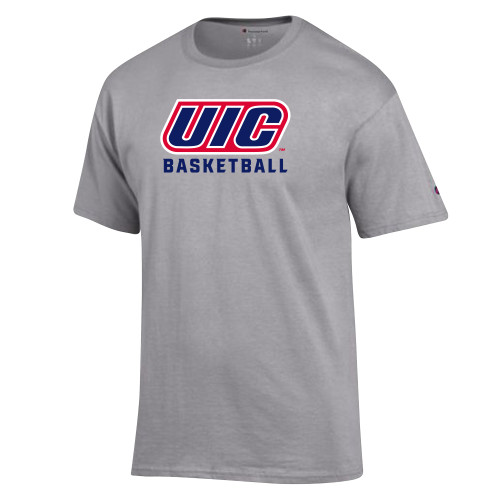  Champion Oxford Grey T Shirt - UIC Basketball