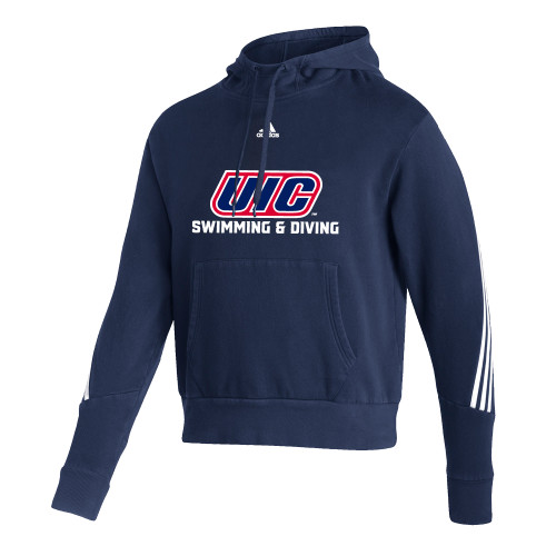  Adidas Navy Pullover Hood - UIC Swimming and Diving Adidas