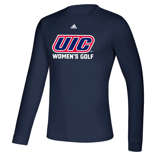  Adidas Navy Creator Performance Long Sleeve Tee - UIC Golf Adidas