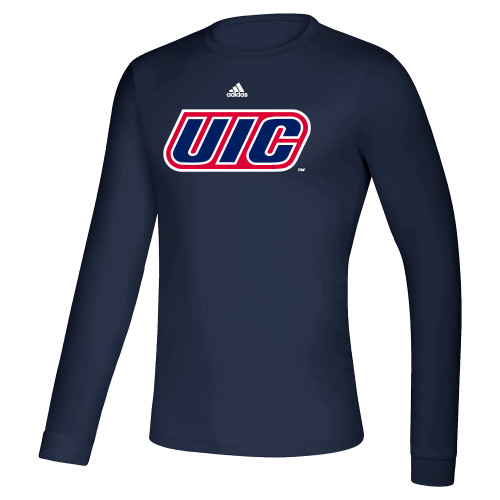  Adidas Navy Creator Performance Long Sleeve Tee - UIC Adidas