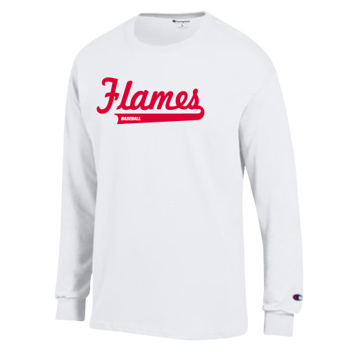 Main Image for  Champion White Long Sleeve T Shirt