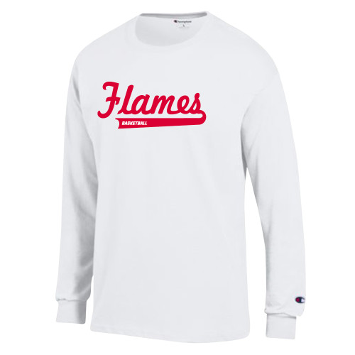 Main Image for  Champion White Long Sleeve T Shirt
