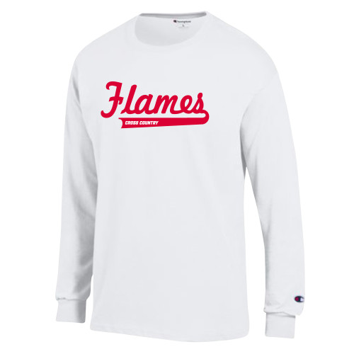 Main Image for  Champion White Long Sleeve T Shirt