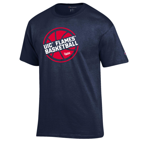  Champion Navy T Shirt - Basketball Minimalistic
