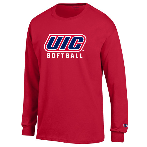 Main Image for  Champion Red Long Sleeve T Shirt