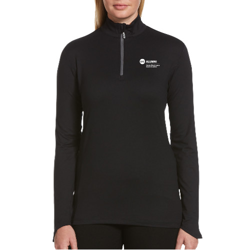  Callaway Womens Black 1/4 Zip Pullover - UIC Alumni