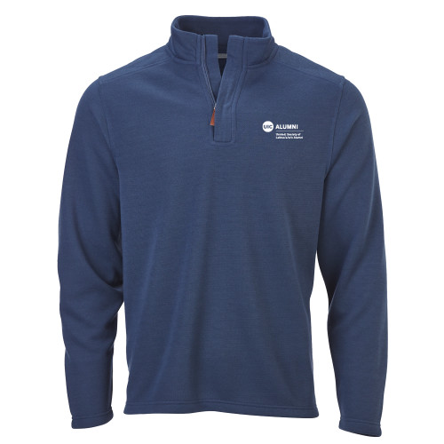  Boxercraft Indigo Sullivan 1/4 Zip - Unidad Society of Latine-a-o-x Alumni - UIC