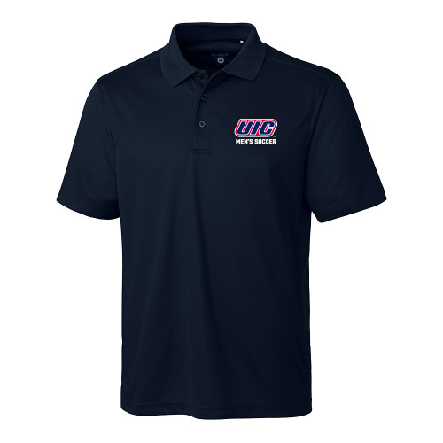  C&B Clique Ice Dark Navy Pique Polo - UIC MENS SOCCER
