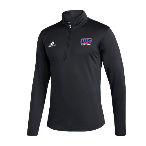  Adidas Black Entrada 1/4 Zip - UIC SOFTBALL
