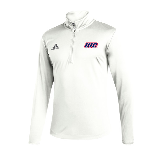  Adidas White Entrada 1/4 Zip - UIC