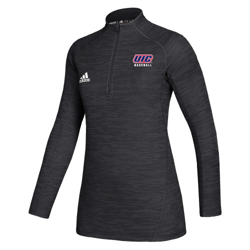  Adidas Womens Black Game Mode 1/4 Zip - UIC BASEBALL