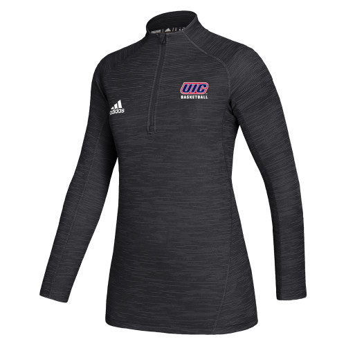  Adidas Womens Black Game Mode 1/4 Zip - UIC BASKETBALL